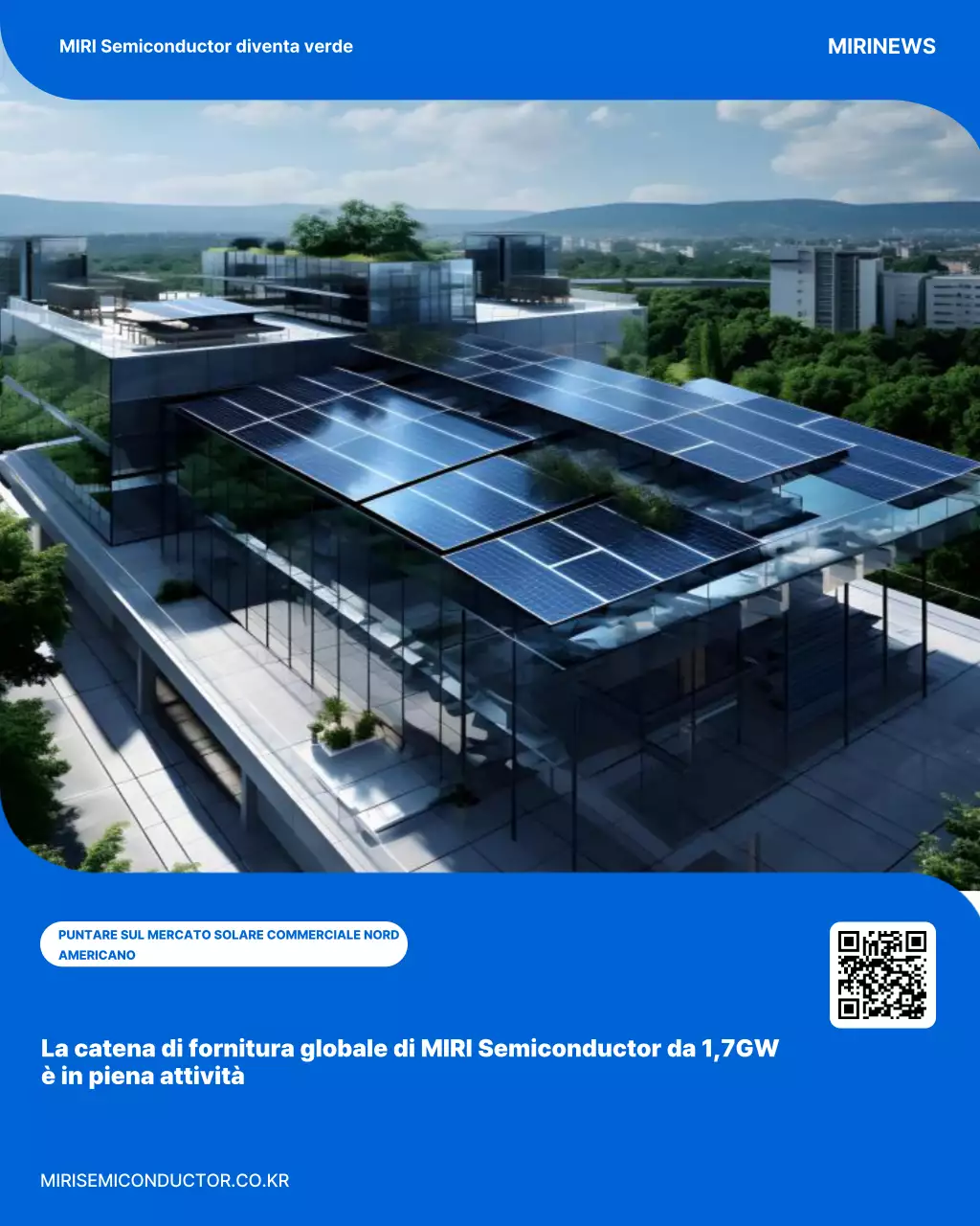 Promozione dell'energia solare moderna blu
