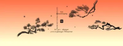 Orange Traditionelles Chuseok-Festival