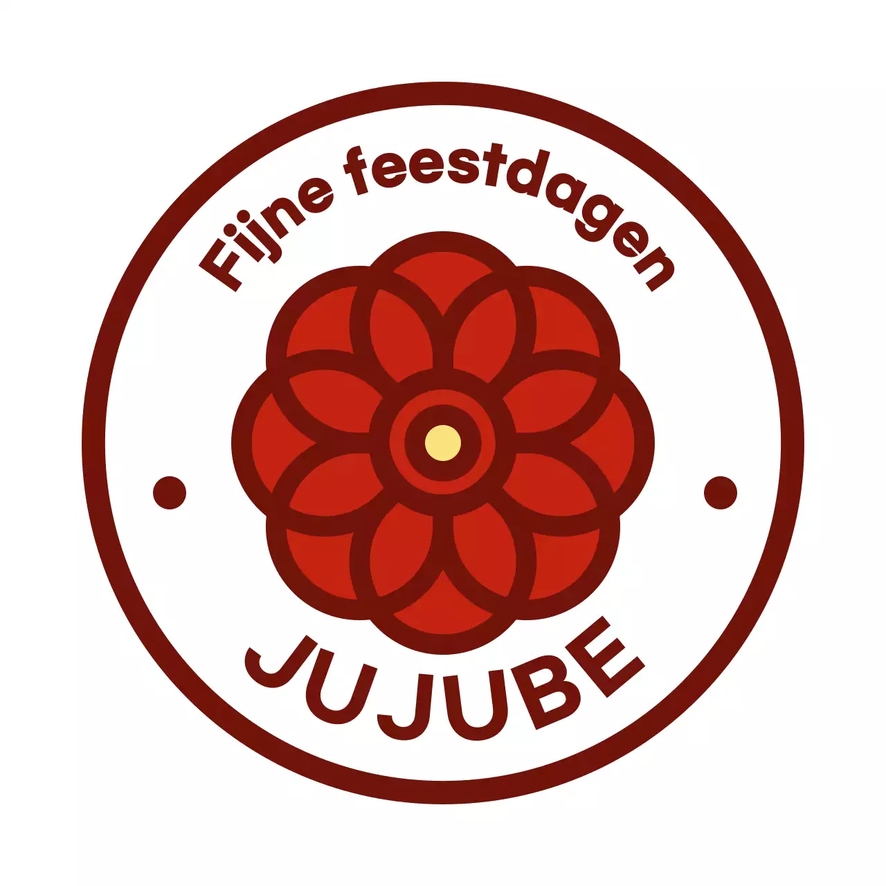 Rood Traditioneel Vakantiefestival