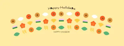 Yellow Traditional Chuseok Festival