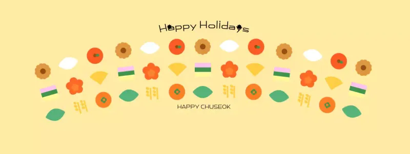 Lễ hội Chuseok truyền thống màu vàng