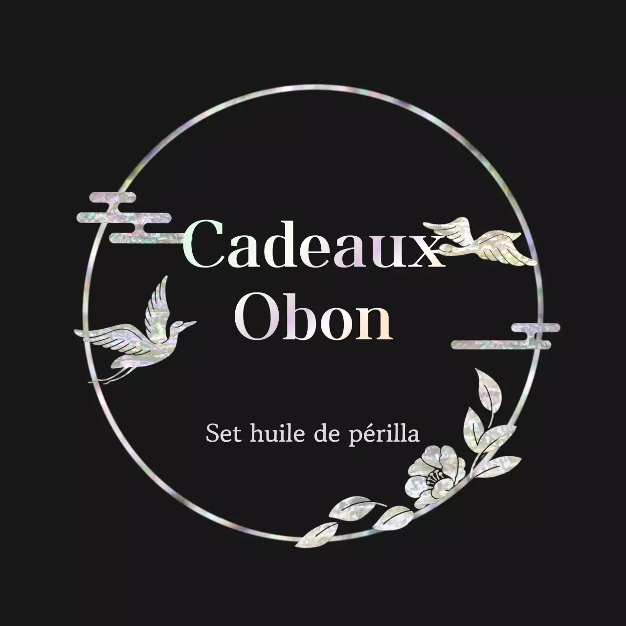 Promotion des cadeaux traditionnels noirs de Chuseok