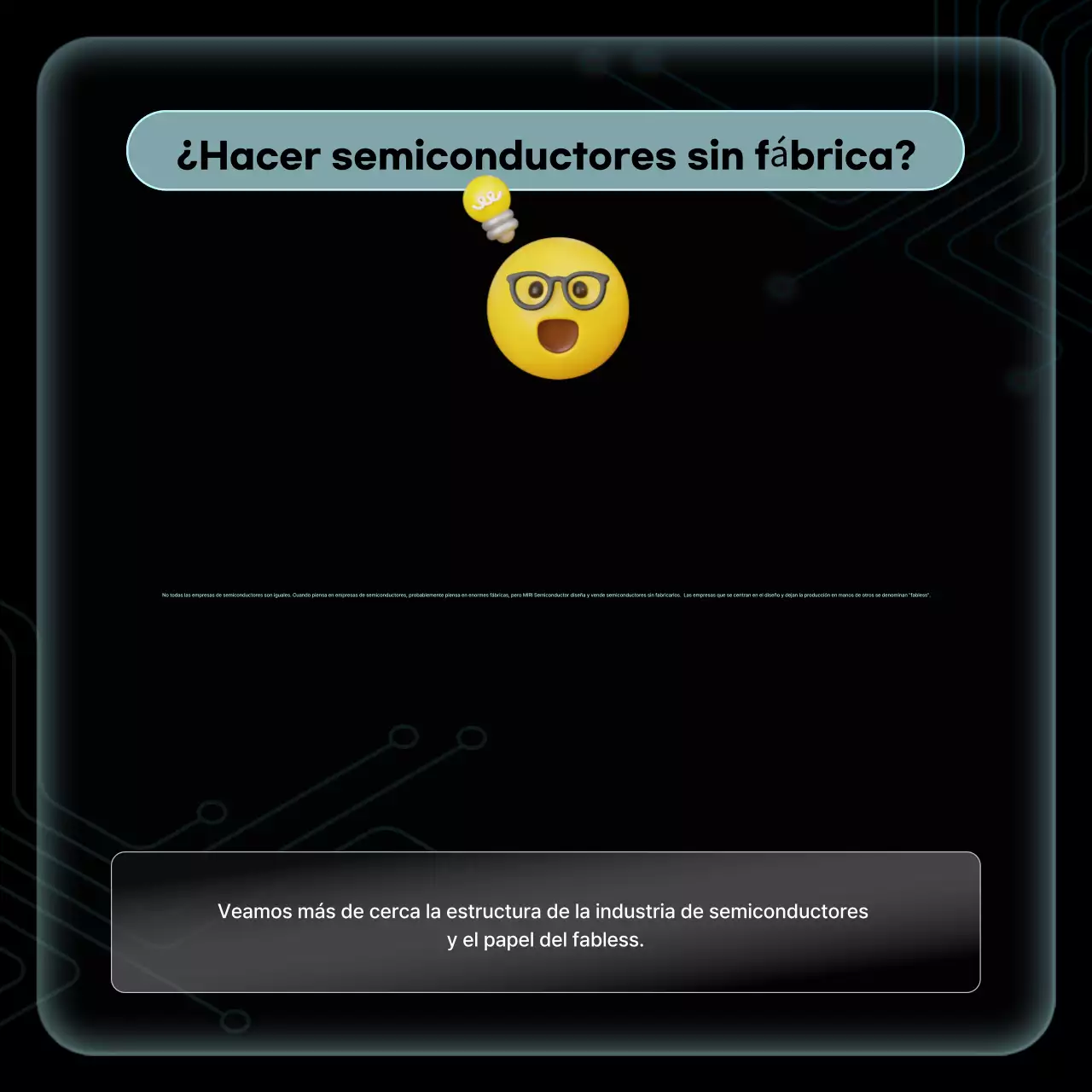 Materiales de capacitación sobre semiconductores modernos negros