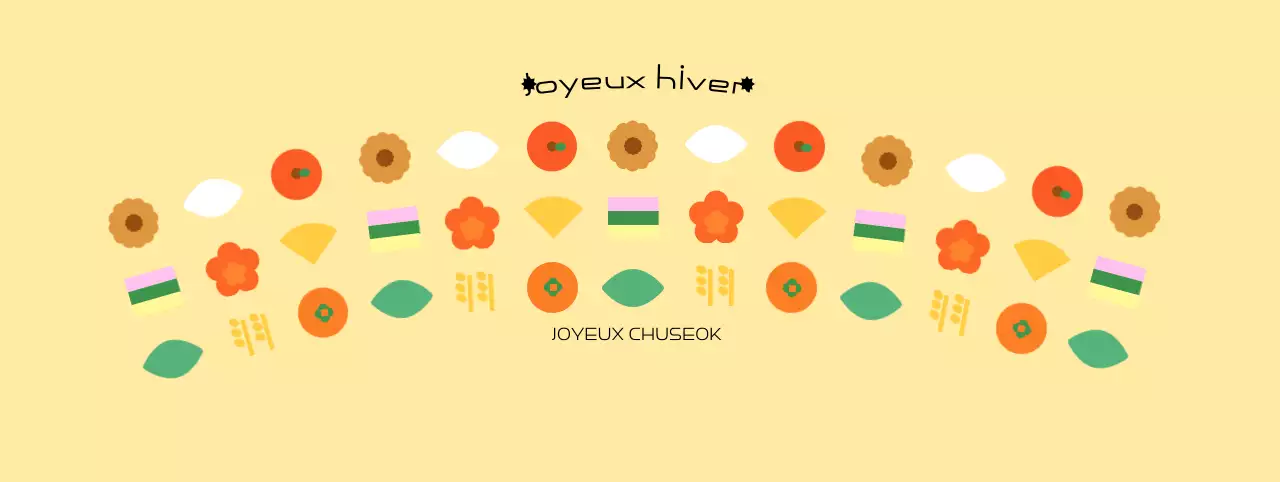 Festival traditionnel jaune de Chuseok