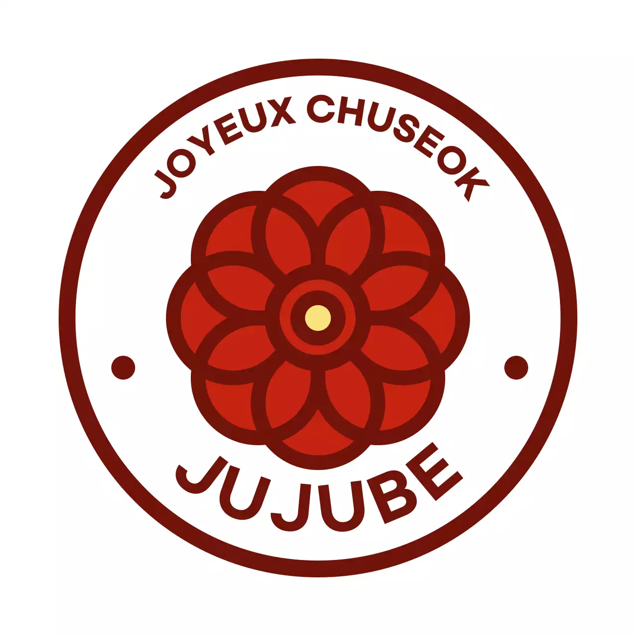 Fête traditionnelle rouge