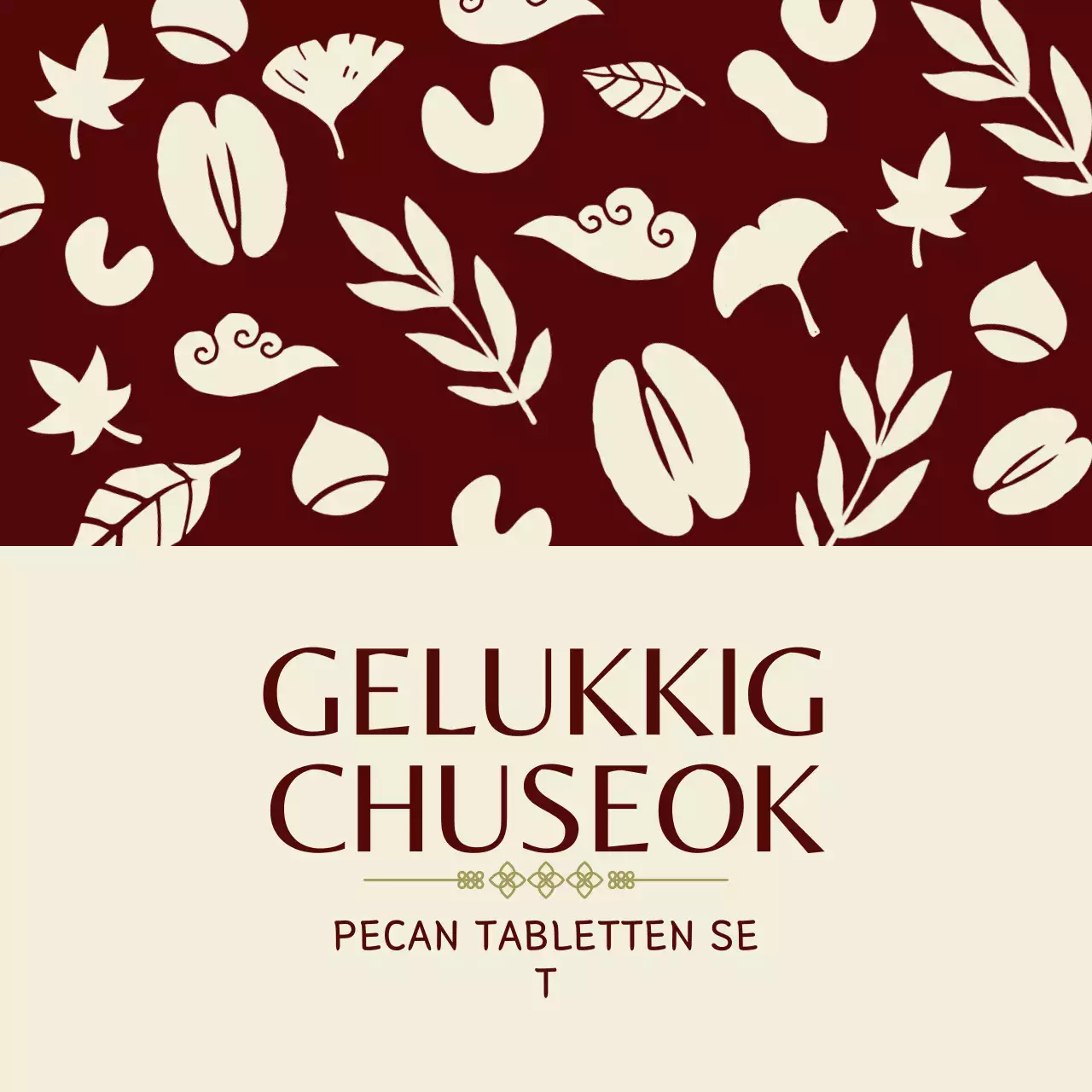 Bruine traditionele Chuseok-viering