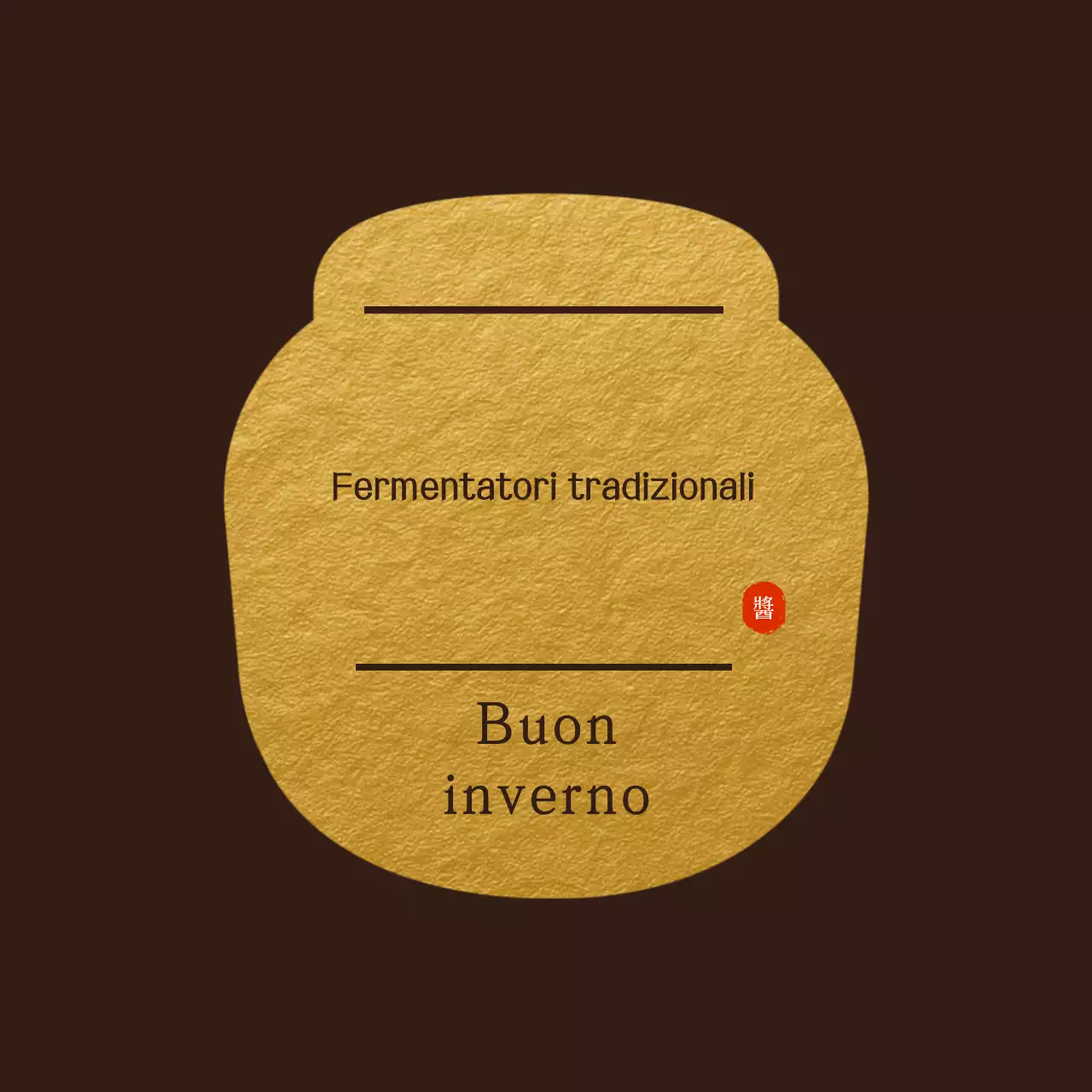 Promozione della pasta di soia tradizionale fermentata marrone