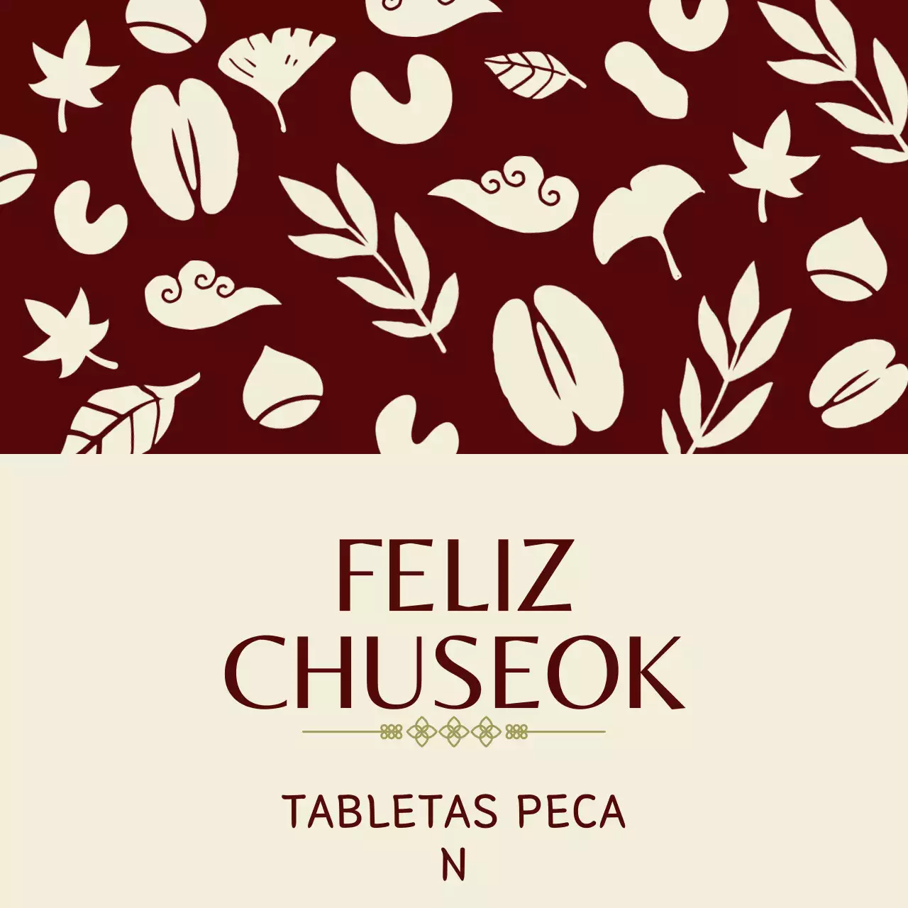 Celebración tradicional de Chuseok marrón