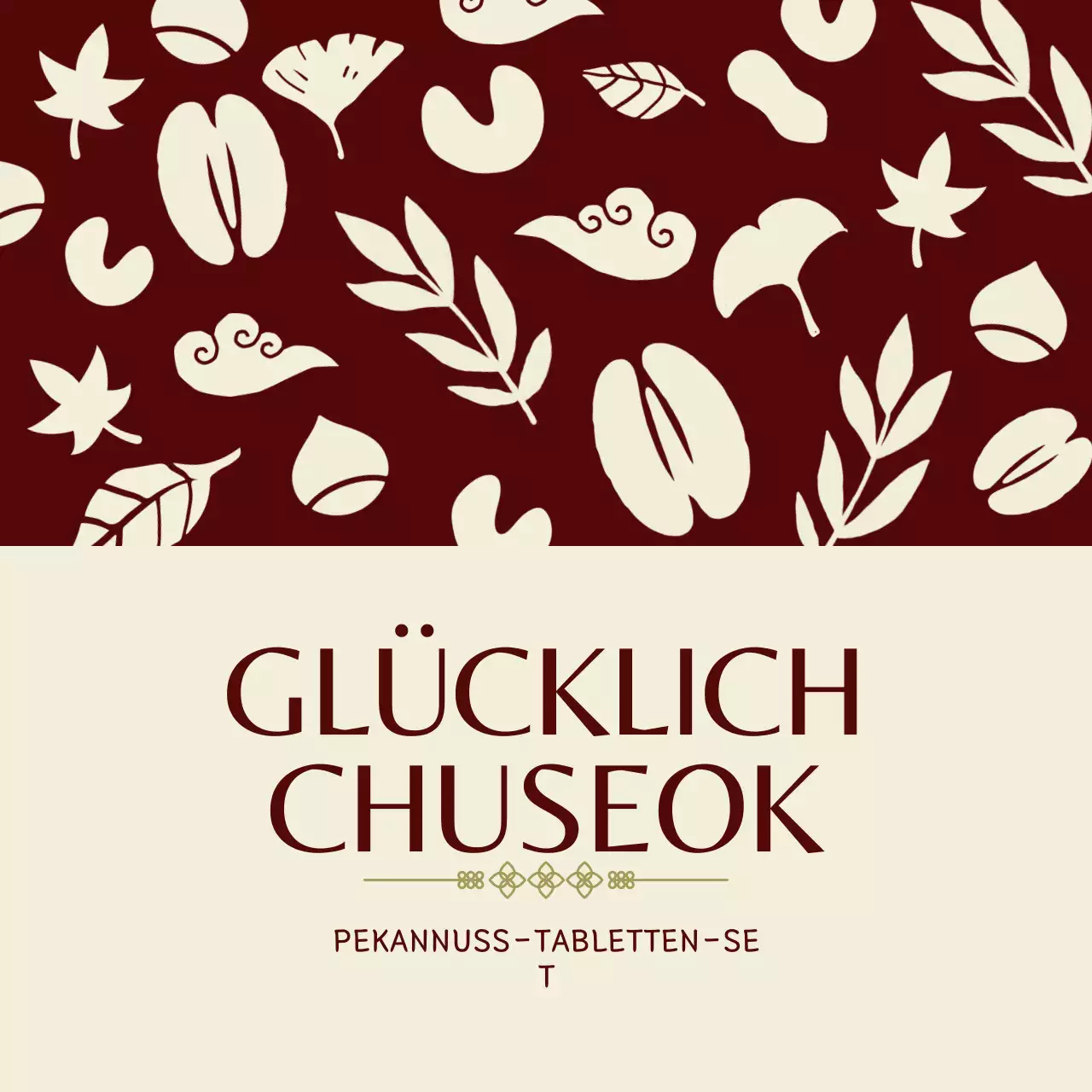 Braunes traditionelles Chuseok-Fest