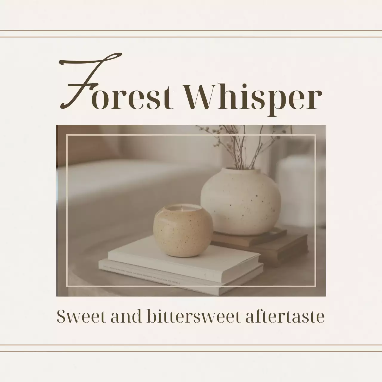 ベージュ ナチュラル コーヒー豆ラベル