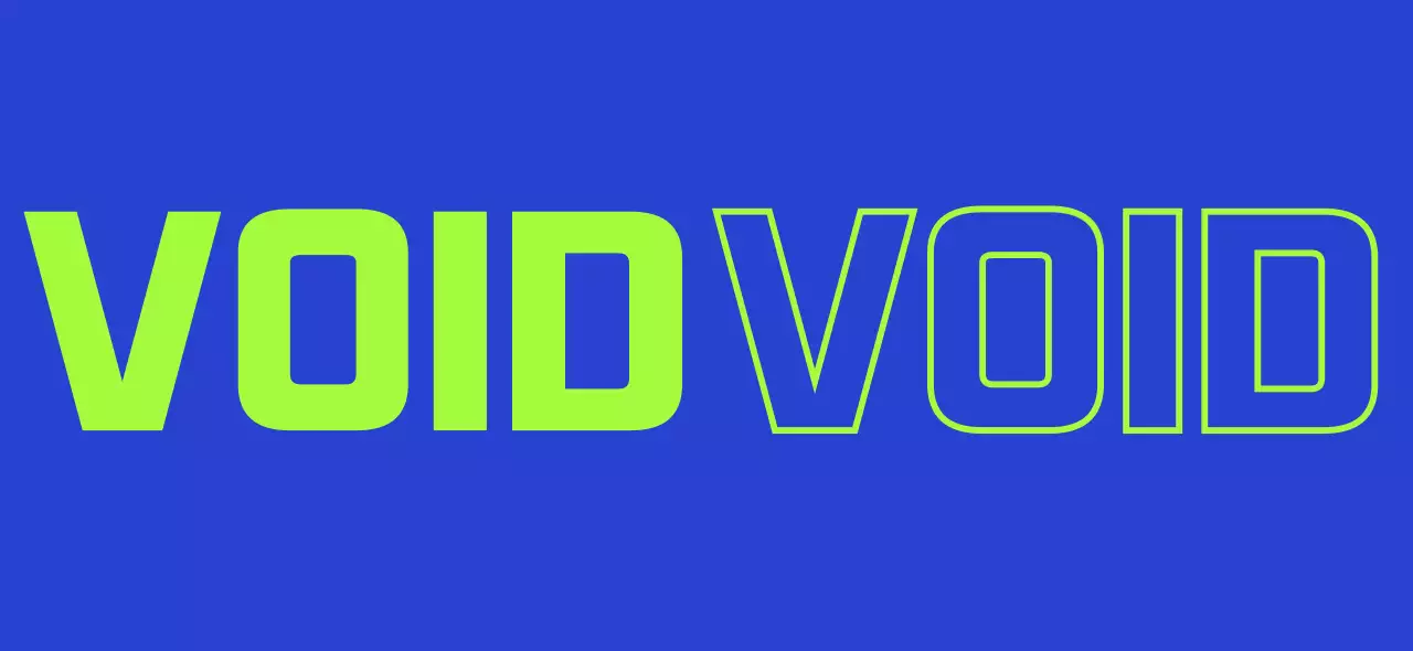 青 サイバー シンプルテキスト