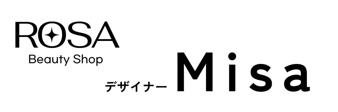 黒 モダン ビューティー 名札