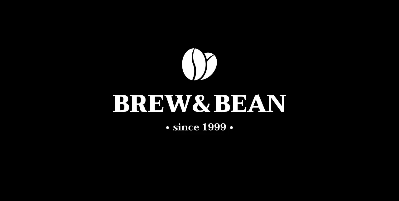 黒 シンプル コーヒー ロゴ 単色イラスト