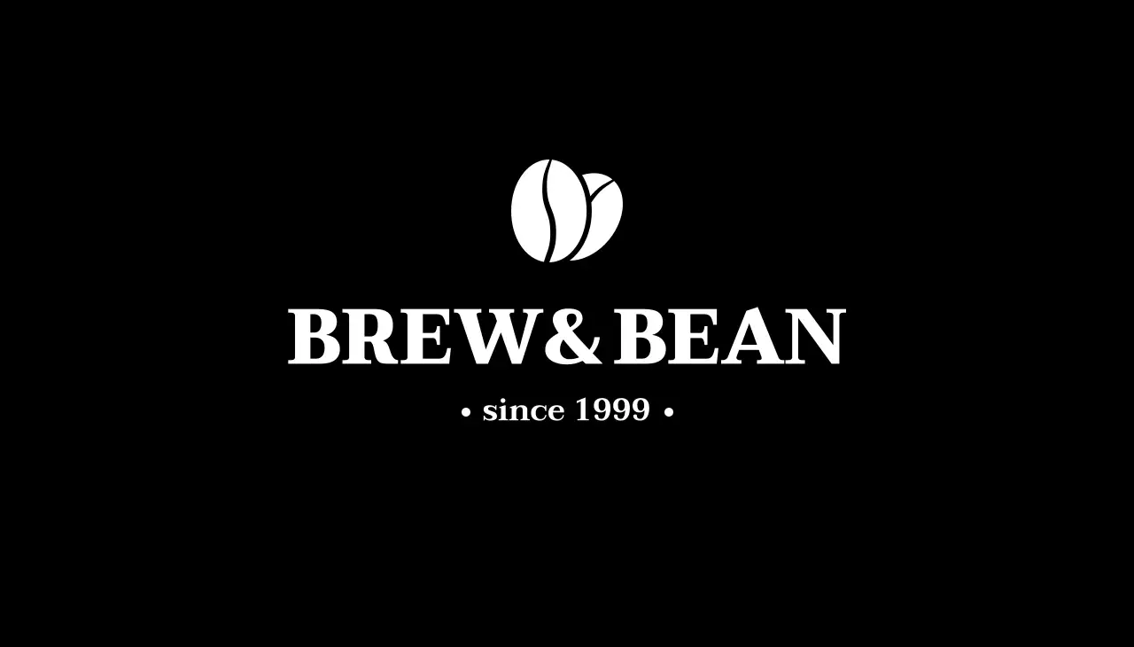 黒 シンプル コーヒー ロゴ 単色イラスト