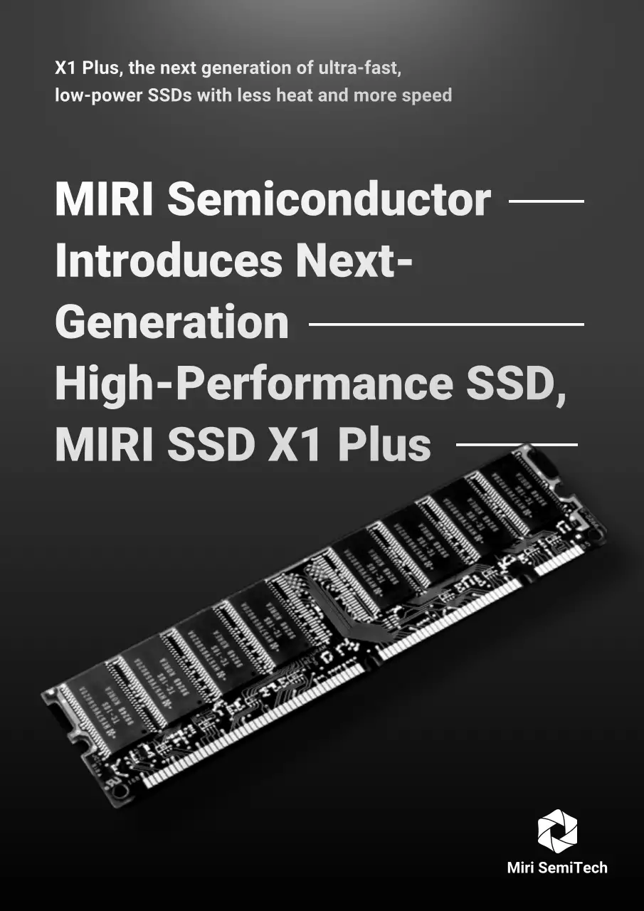 black modern SSD announcement