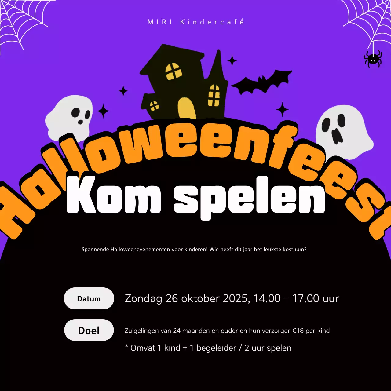 Bora Kitsch Halloween-uitnodiging