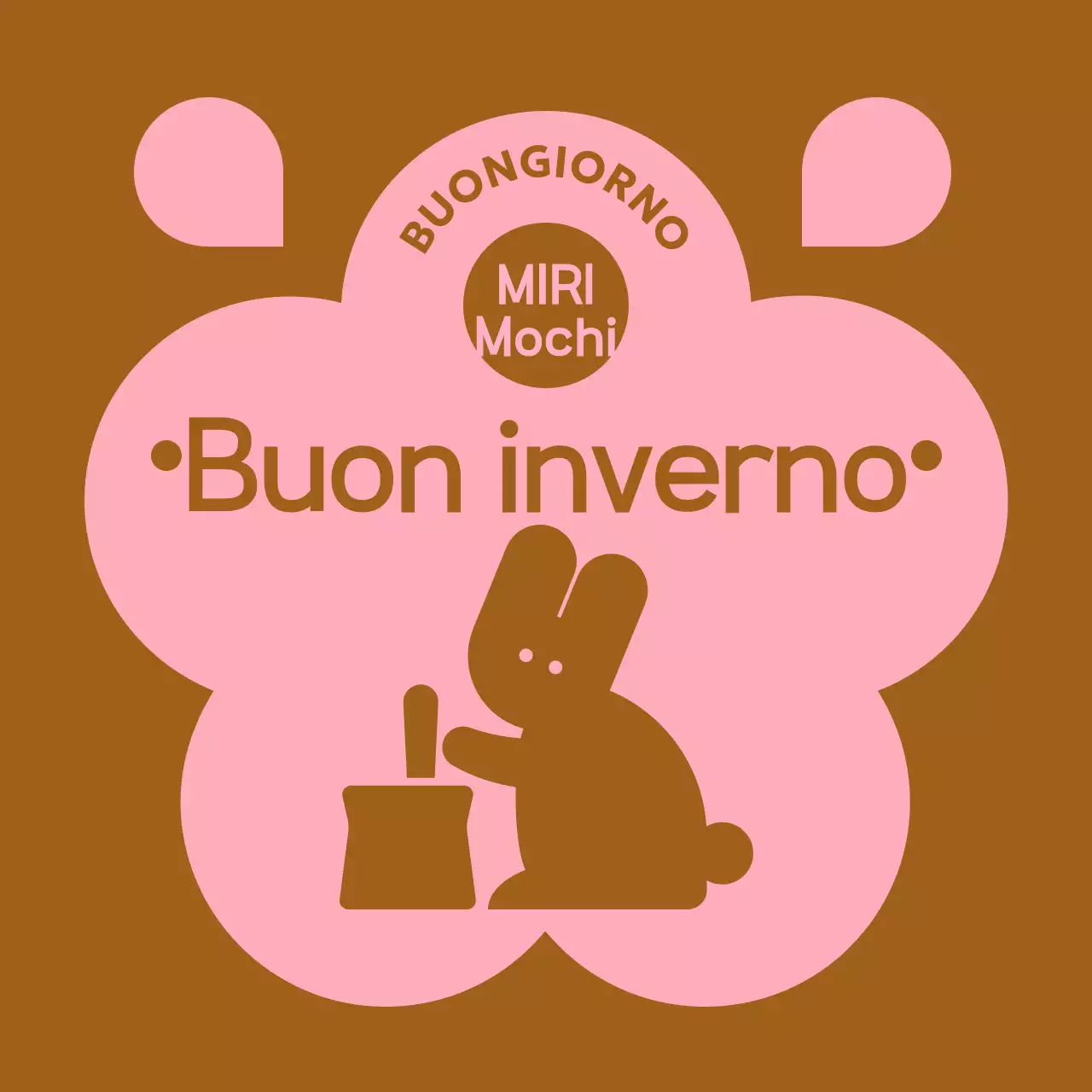 Festa tradizionale del Chuseok marrone