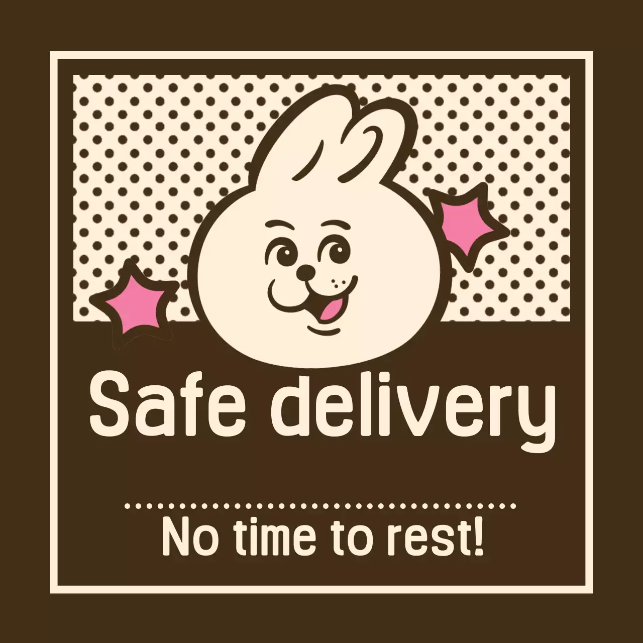 Quảng cáo Chuseok cổ điển màu nâu