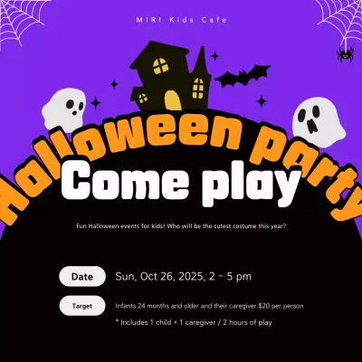 Undangan Halloween Bora Kitsch