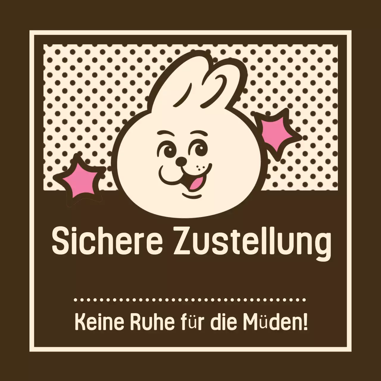 Braune Vintage Chuseok-Werbung