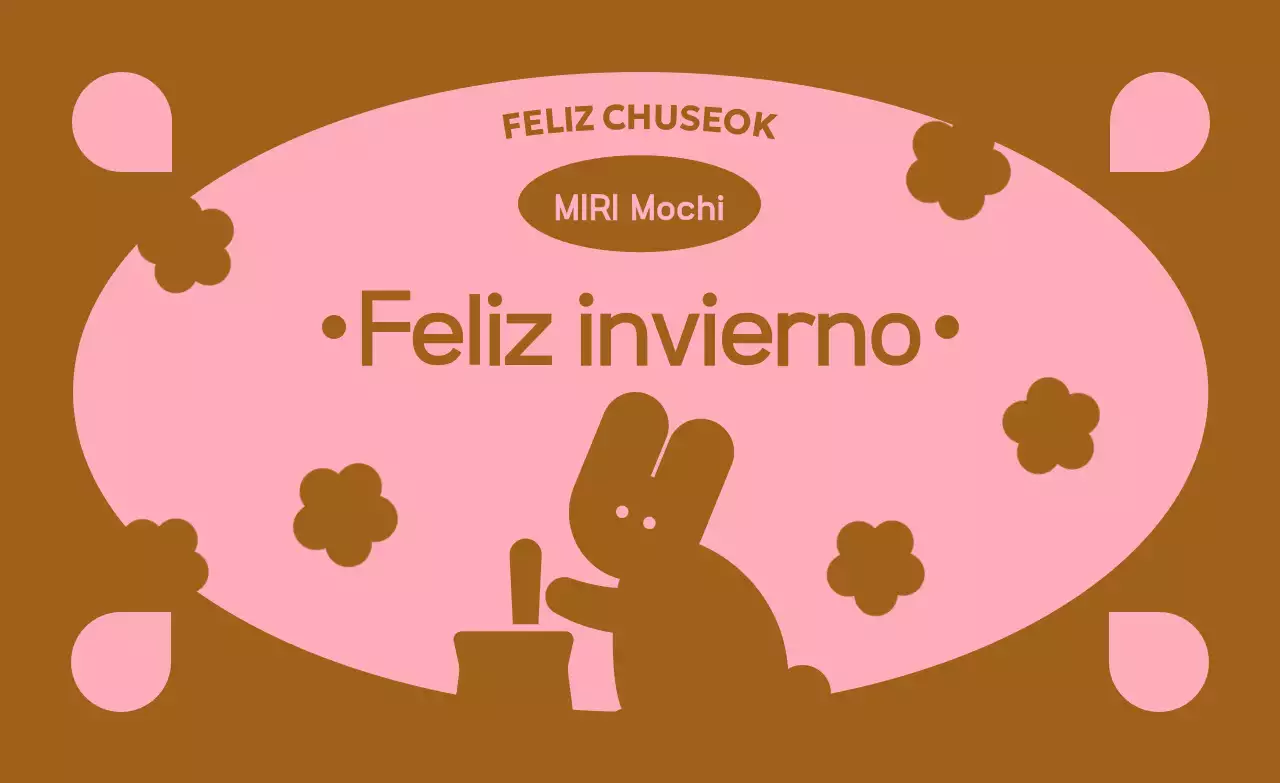 Festival de Chuseok vintage marrón