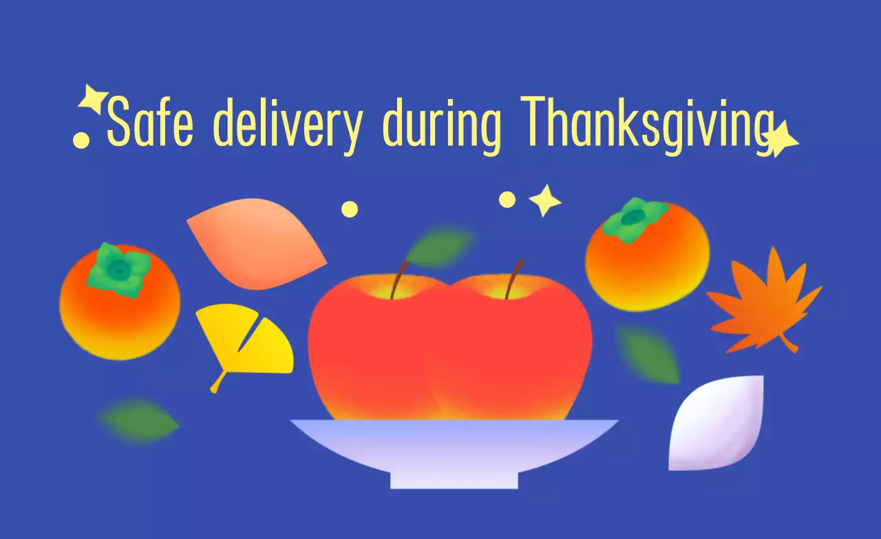 Blue Simple Chuseok Guide