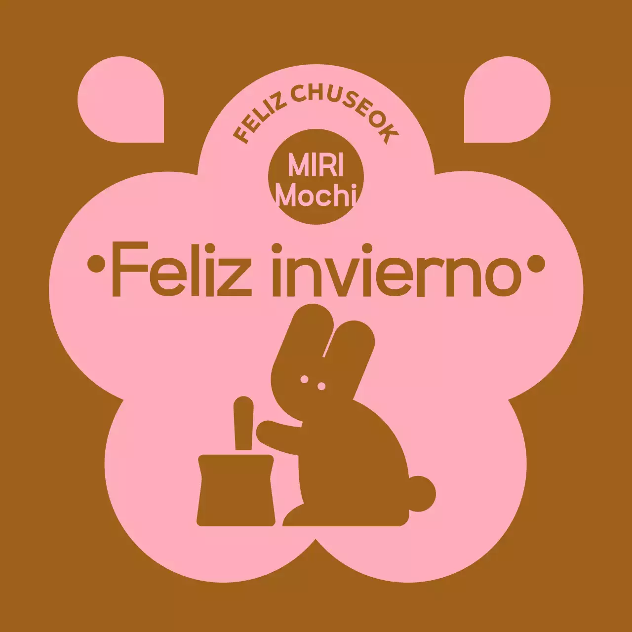 Celebración tradicional de Chuseok marrón