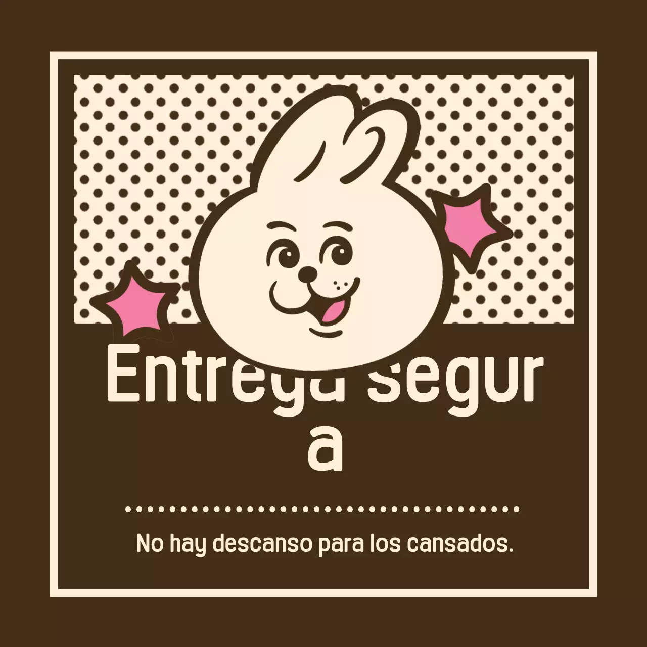 Anuncio vintage marrón de Chuseok