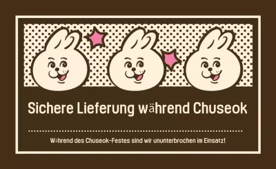 Braunes Vintage Chuseok-Event