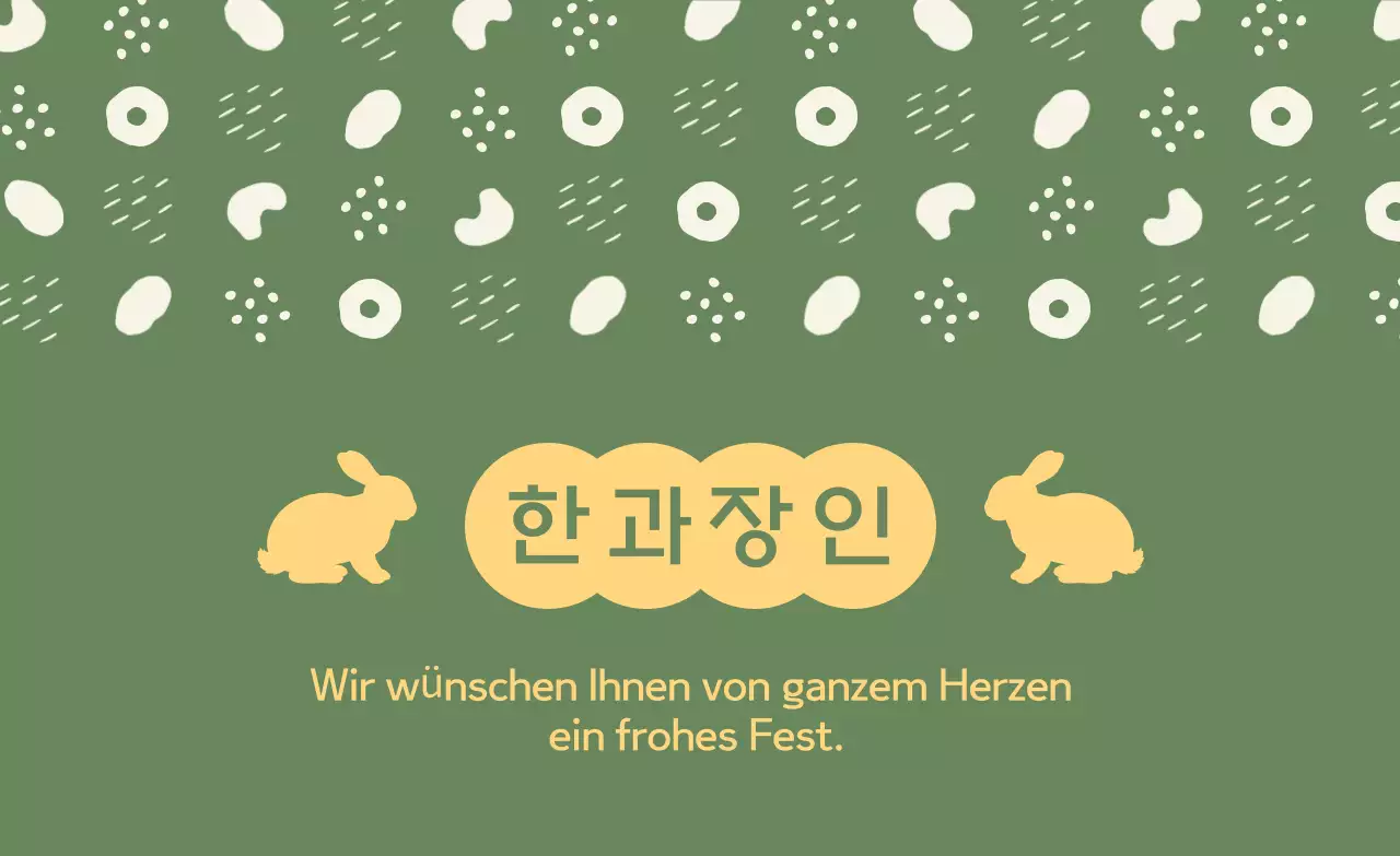 Kaki Traditionelle Feiertagsgrüße