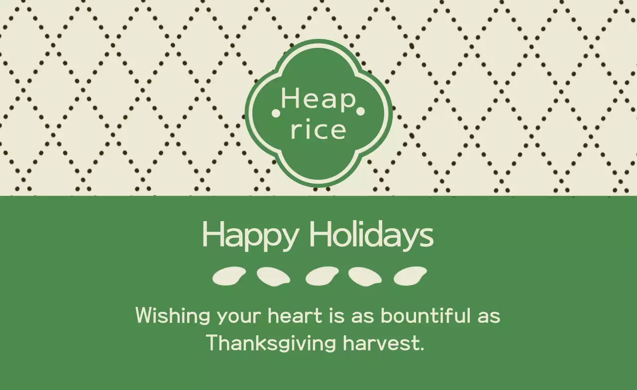 Green traditional Chuseok greetings