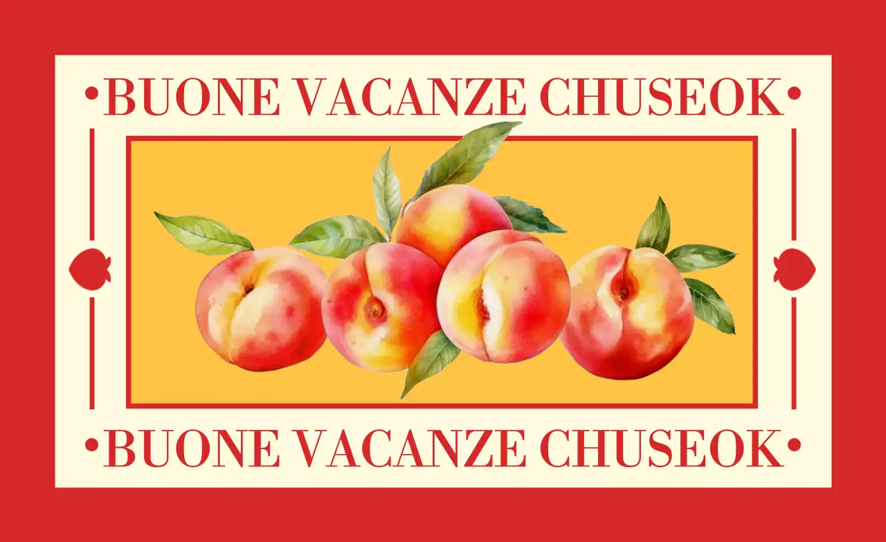 Commemorazione del tradizionale Chuseok rosso
