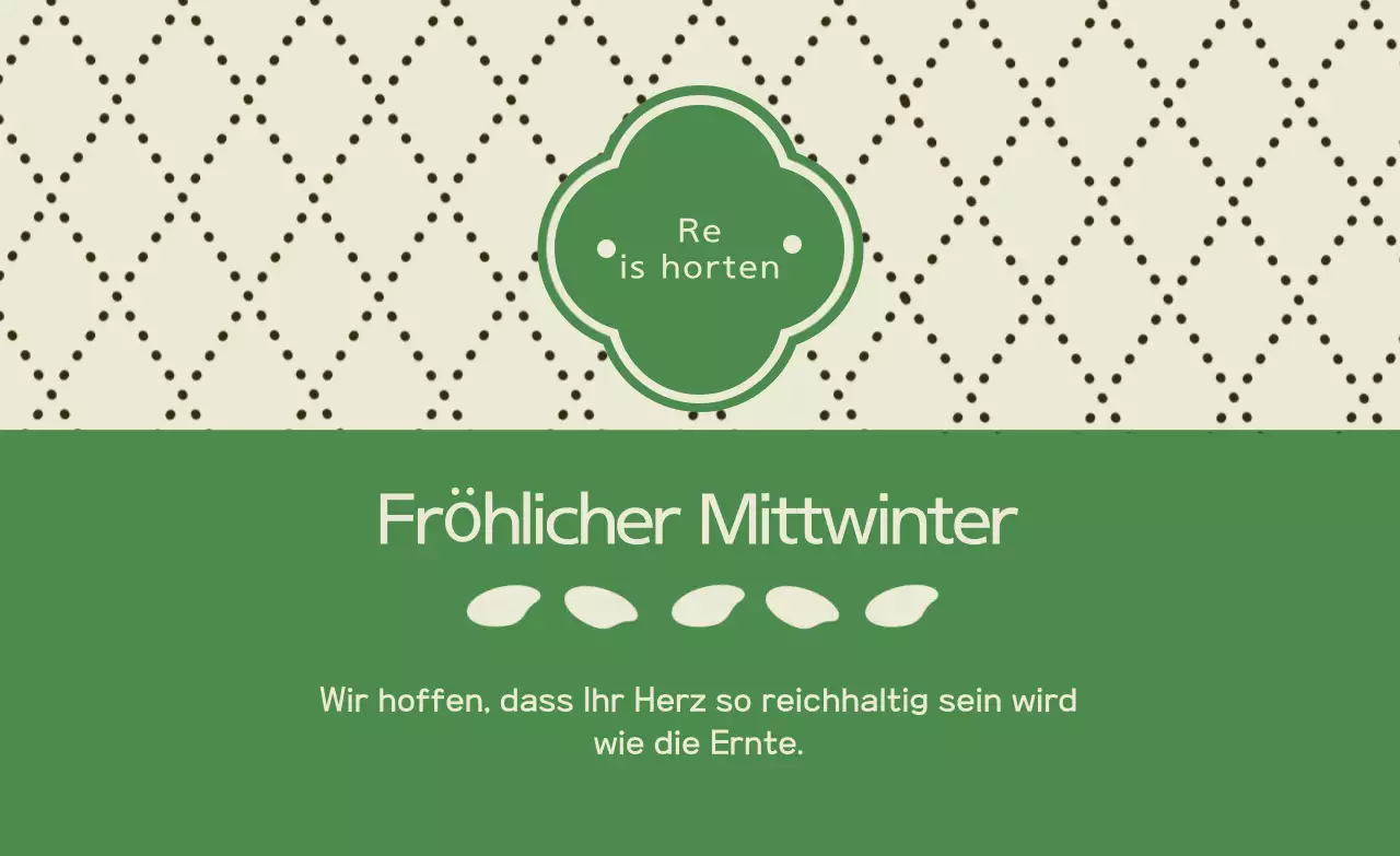 Grüne traditionelle Chuseok-Grüße