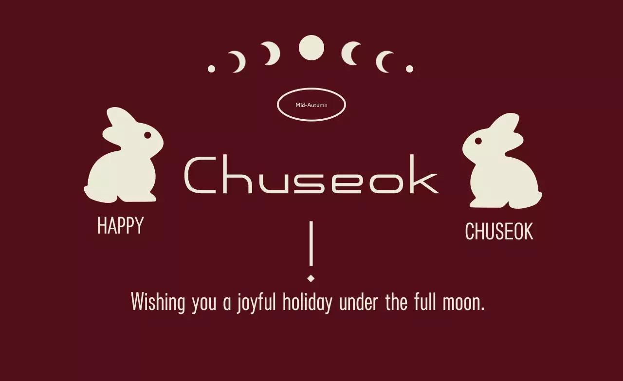 Brown Traditional Chuseok Celebration