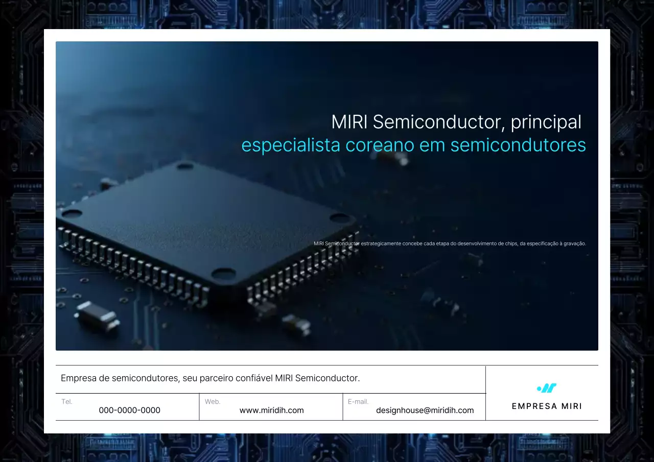 Anúncio da Black Modern Semiconductor Design House