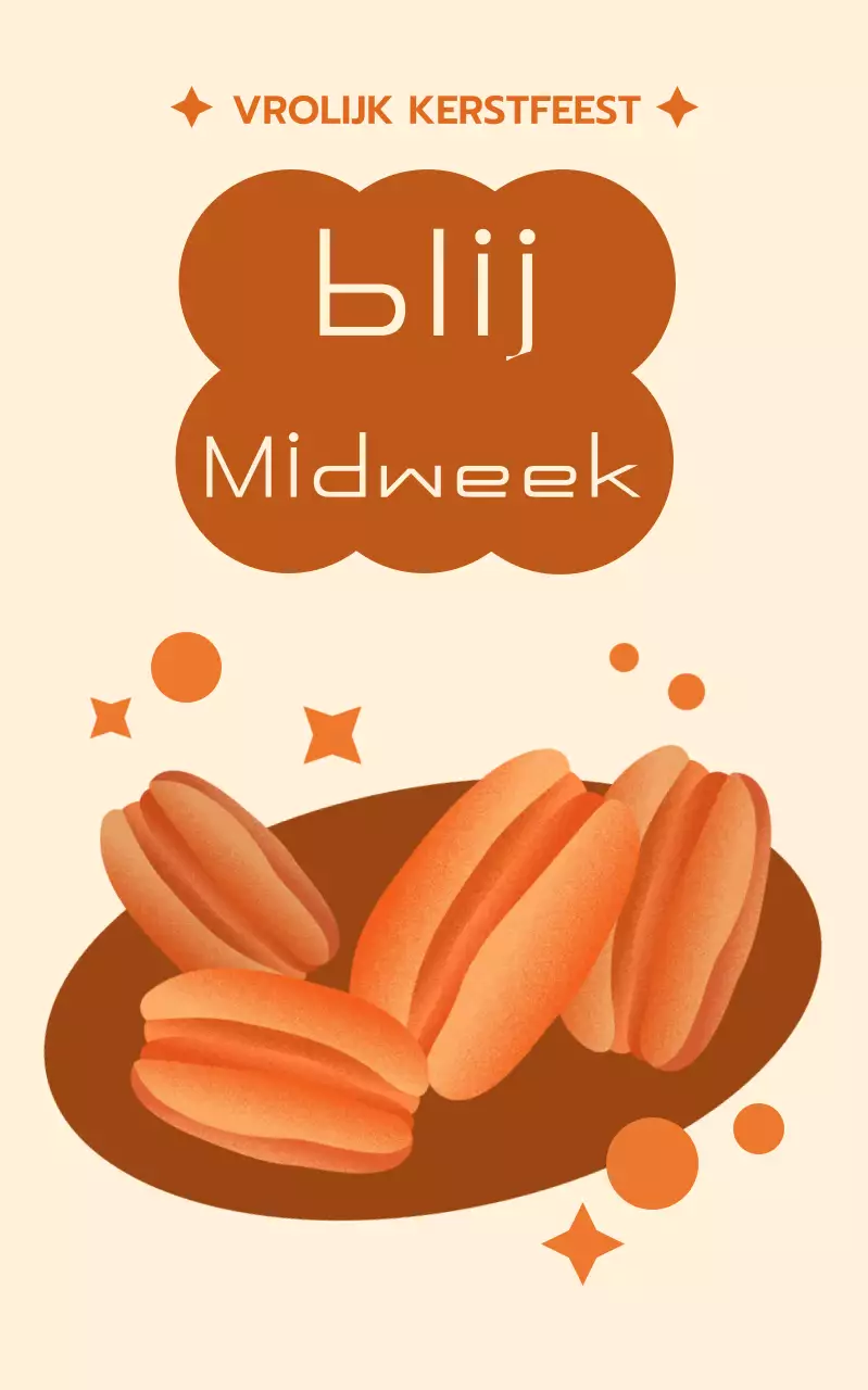 Oranje traditionele Chuseok-begroetingen