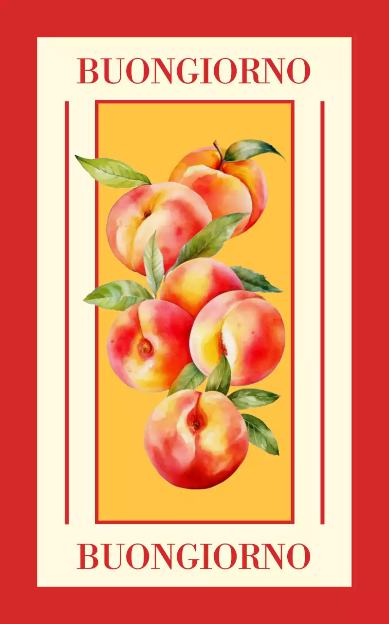 Cartolina tradizionale rossa di Chuseok