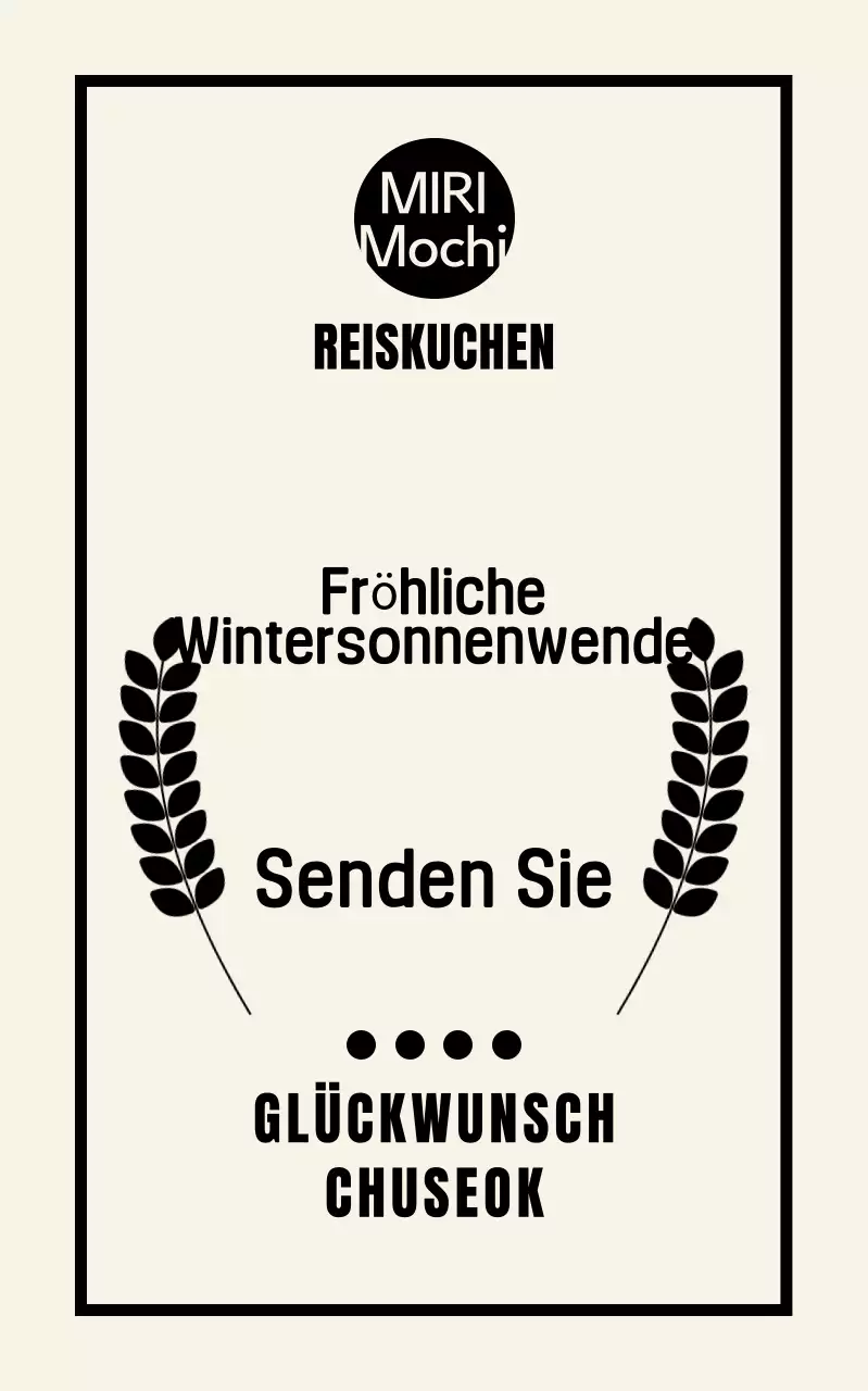 Förderung des traditionellen schwarzen Chuseok