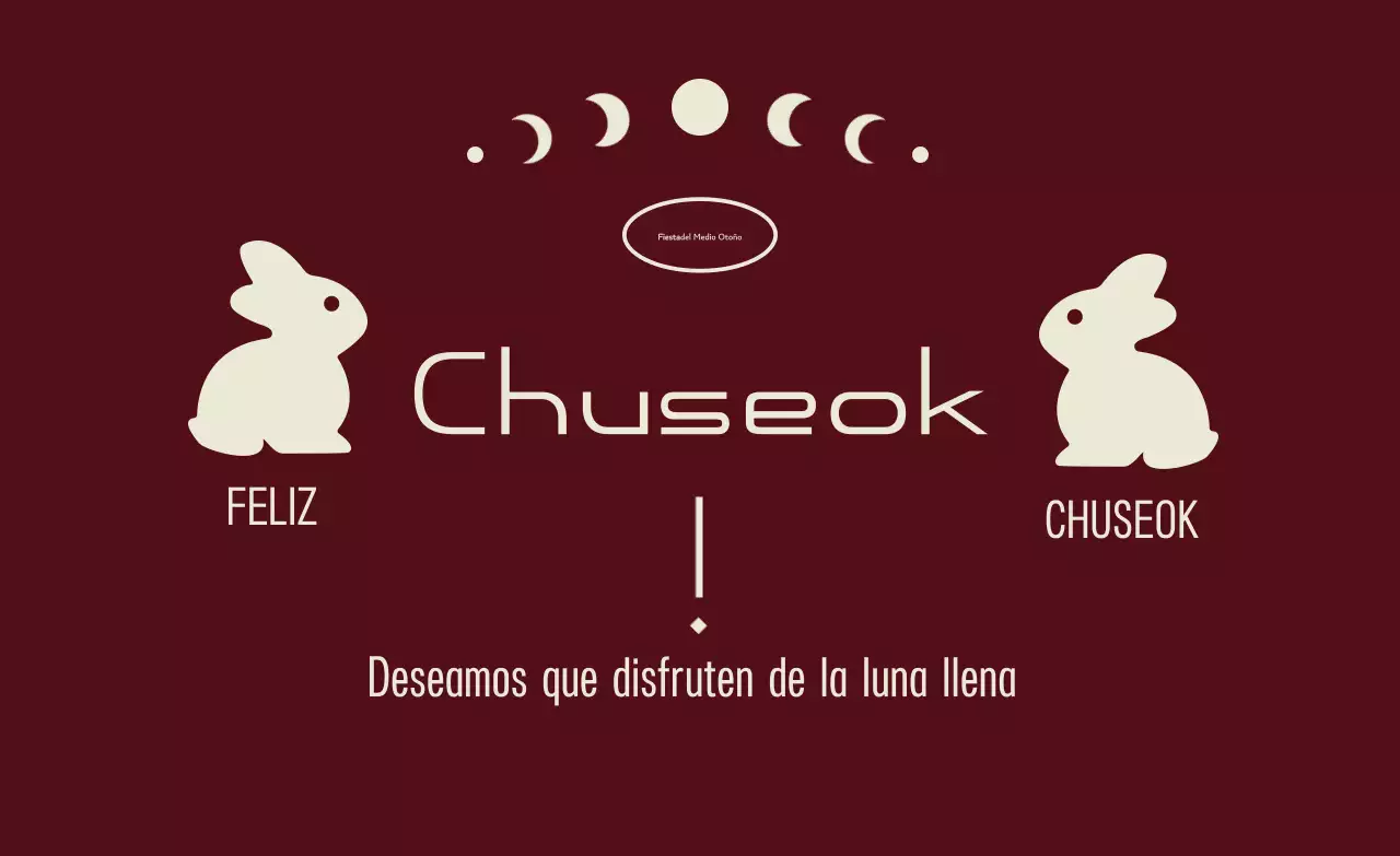 Celebración tradicional de Chuseok marrón