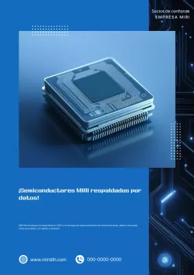 Anuncio de la empresa Blue Modern Semiconductor osat