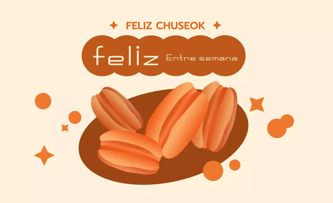 Festival tradicional de Chuseok beige