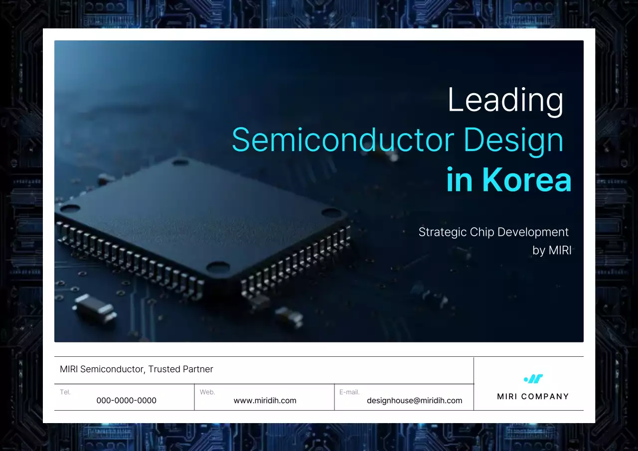 Quảng cáo Nhà thiết kế bán dẫn hiện đại màu đen