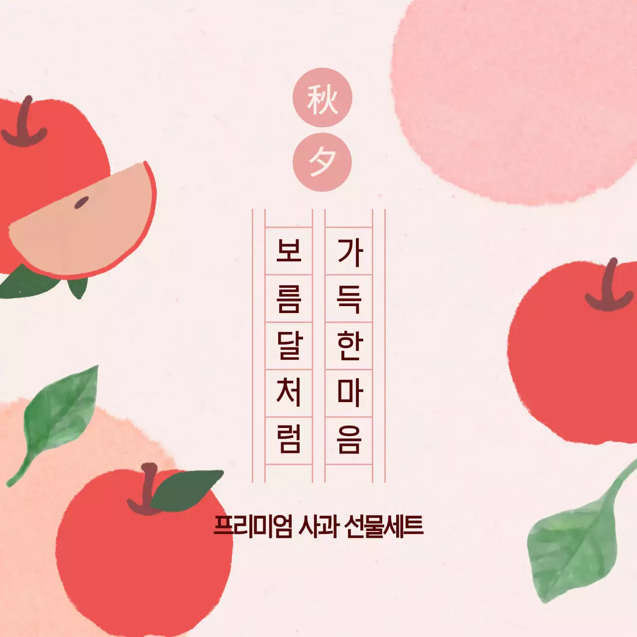 핑크 아기자기한 선물세트 홍보