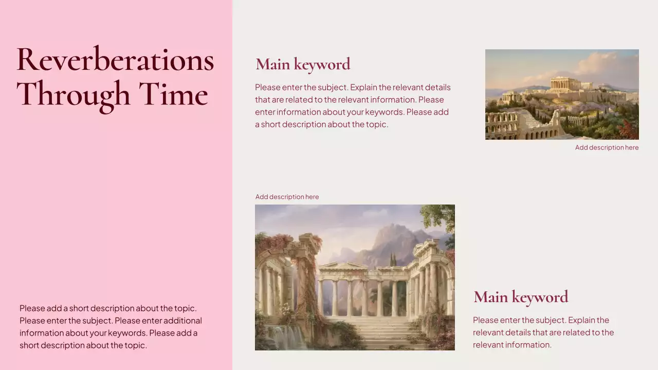 Pink Vintage History Project Presentation