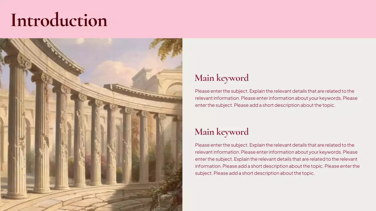 Pink Vintage History Project Presentation