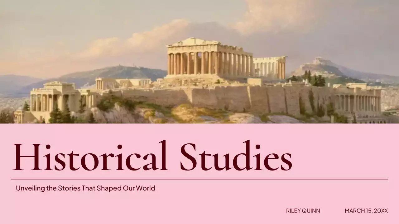 Pink Vintage History Project Presentation