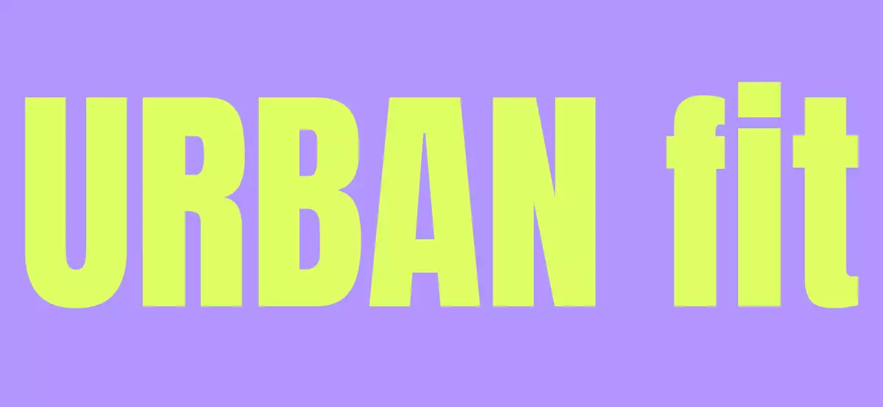 ラベンダー ポップ フィットネス ロゴ シンプルテキスト