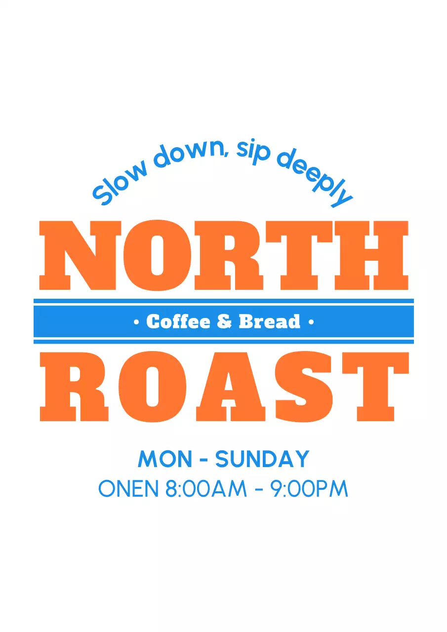 オレンジ モダン カフェ 営業時間 テキスト