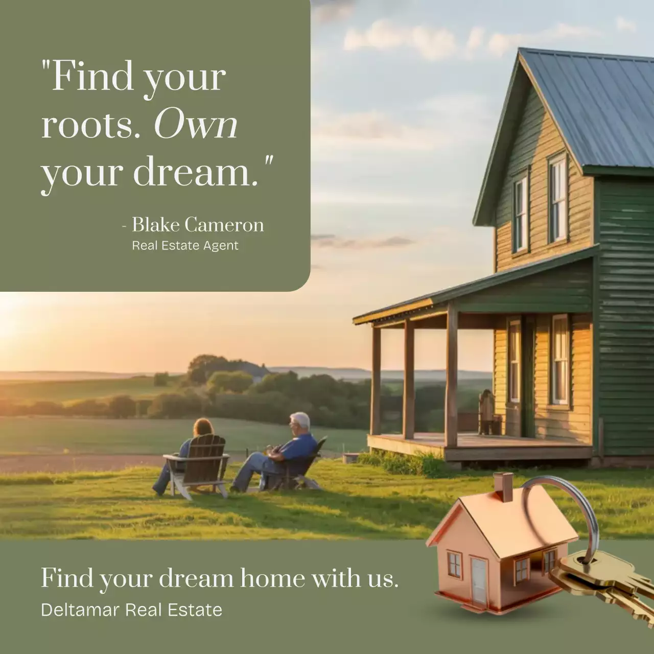Sage Rustic Real Estate Promotion Instagram Post
