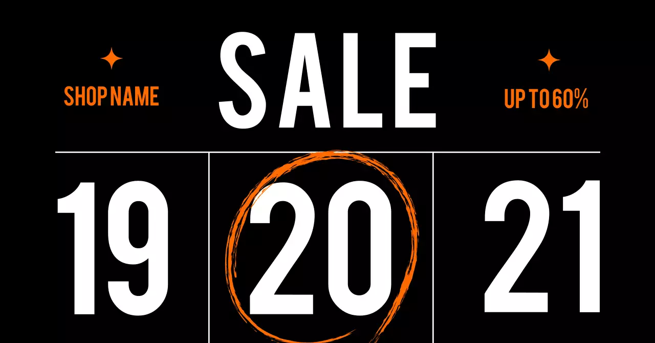 黒 モダン セール 広告バナー